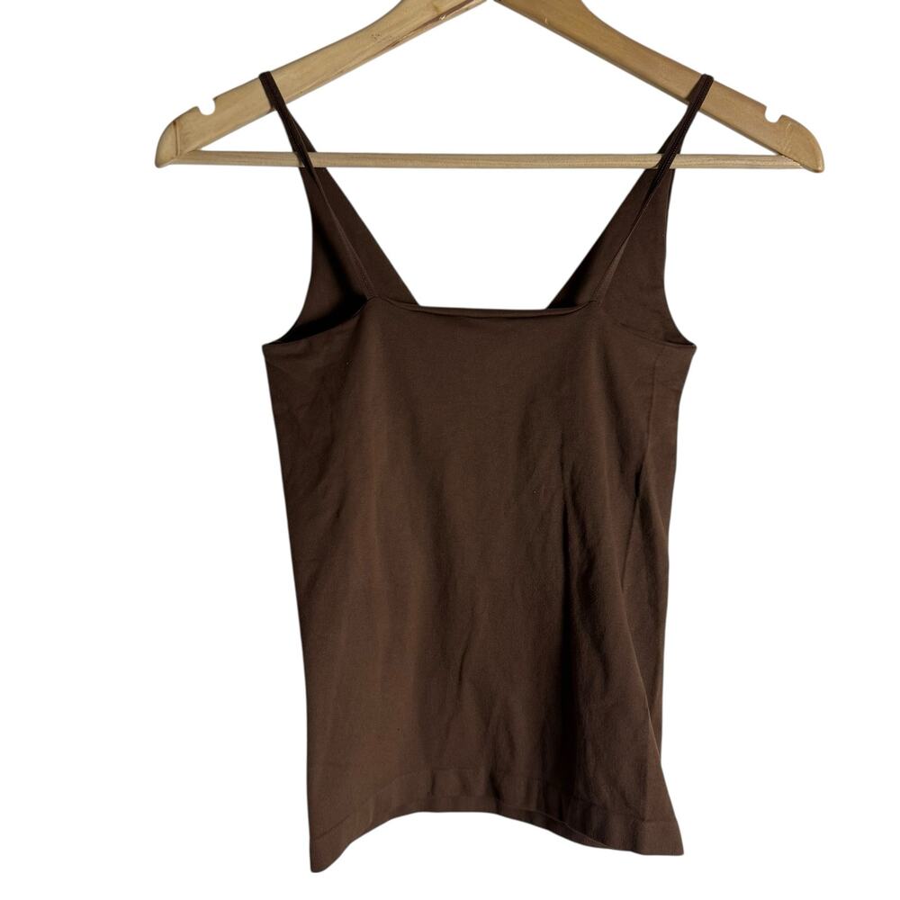 Free People Intimately Brown Seamless V-Neck Bralette Camisole Top Size S - Picture 6 of 6